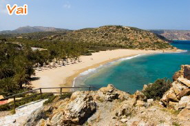 Vai Strand an der Bucht von Ormes Grandes (Kreta Ost)